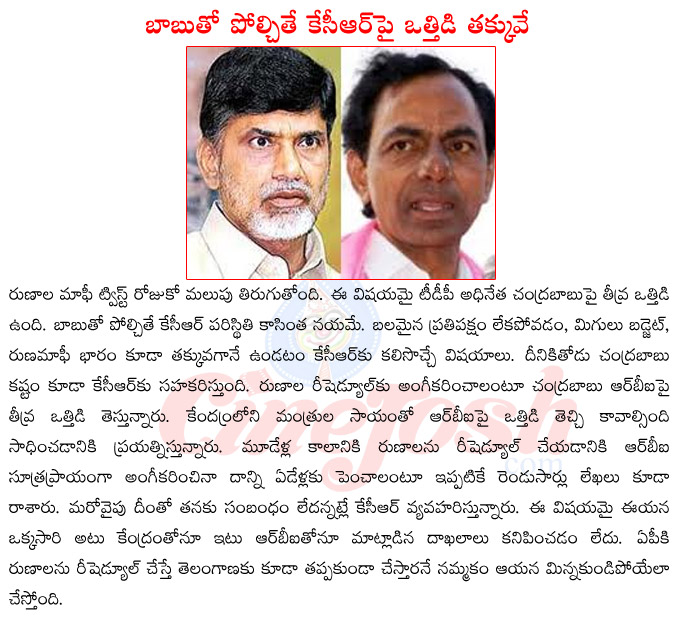 ap cm chandrababu naidu,telangana cm kcr,chandrababu naidu vs kcr,runala mafi,chandrababu naidu vs rbi,chandrababu naidu about runalamafi,kcr about runala mafi  ap cm chandrababu naidu, telangana cm kcr, chandrababu naidu vs kcr, runala mafi, chandrababu naidu vs rbi, chandrababu naidu about runalamafi, kcr about runala mafi